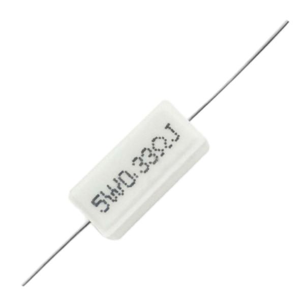 مقاومت آجری 0.33 اهم کد 5W-33 بسته 4 عددی مقاومت آجری 0.33 اهم کد 5W-33 بسته 4 عددی
