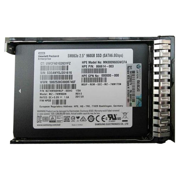 اس اس دی اینترنال اچ پی ای مدل SATA MU SFF SC MV ظرفیت 480 گیگابایت اس اس دی اینترنال اچ پی ای مدل SATA MU SFF SC MV ظرفیت 480 گیگابایت