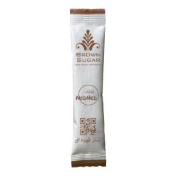 شکر قهوه ای ندند – 5 گرم بسته 250 عددی