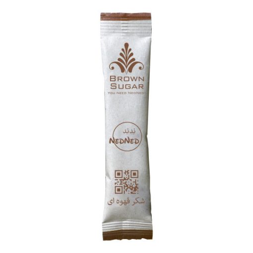 شکر قهوه ای ندند – 5 گرم بسته 250 عددی