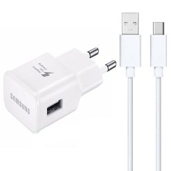 شارژر دیواری مدل EP-TA800 به همراه کابل تبدیل USB-Cغیر اصل