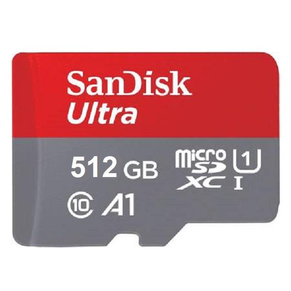 کارت حافظه microSDXC سن دیسک مدل Ultra A1 کلاس 10 استاندارد UHS-I سرعت 120MBps ظرفیت 512 گیگابایت کارت حافظه microSDXC سن دیسک مدل Ultra A1 کلاس 10 استاندارد UHS-I سرعت 120MBps ظرفیت 512 گیگابایت