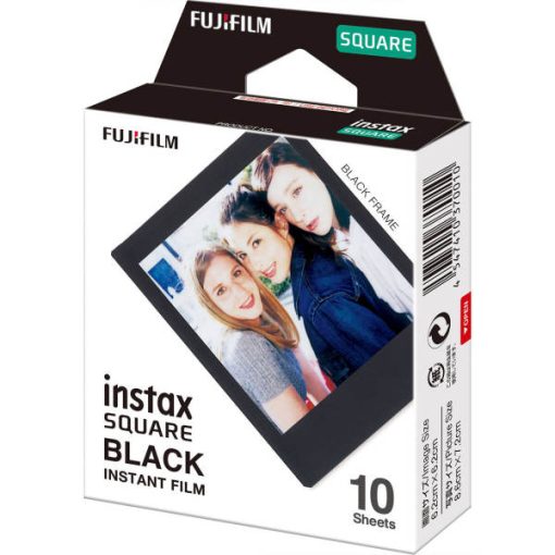 کاغذ عکس فوجی فیلم مدلInstax Square Black بسته 10عددی