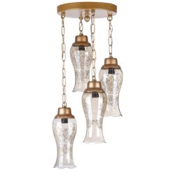 چراغ آویز چشمه نور کد C2141/4A