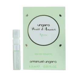 عطر جیبی زنانه امانویل اونگارو مدل Fruit d’Amour Green حجم 1.5 میلی لیتر