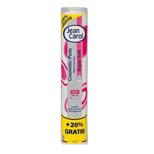 پد پاک کننده آرایش صورت جین کارول مدل Super Soft بسته 72 عددی