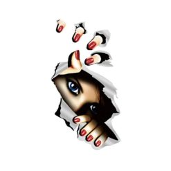 برچسب خودرو طرح چشم کد 01