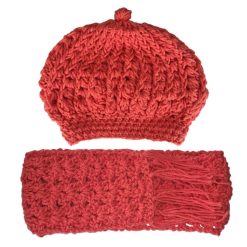 ست کلاه و شال گردن بافتنی مدل 00121