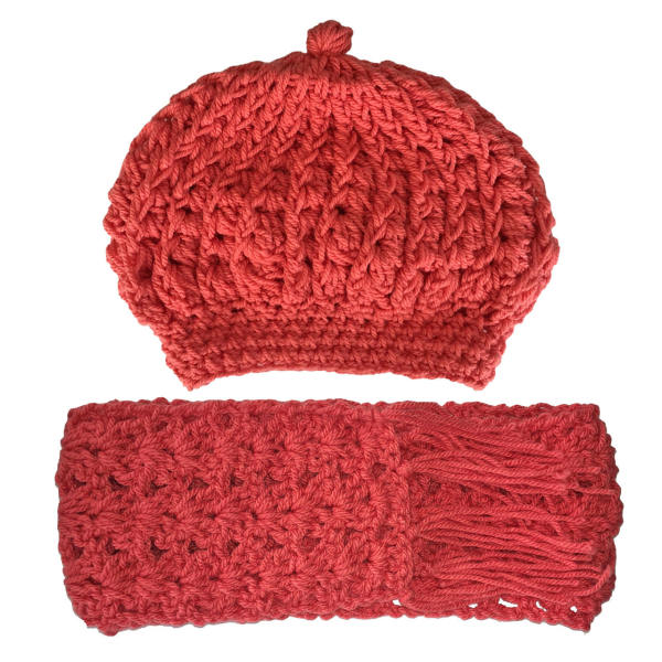 ست کلاه و شال گردن بافتنی مدل 00121 ست کلاه و شال گردن بافتنی مدل 00121