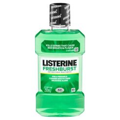 دهان شویه لیسترین مدل freshburst حجم 250 میلی لیتر