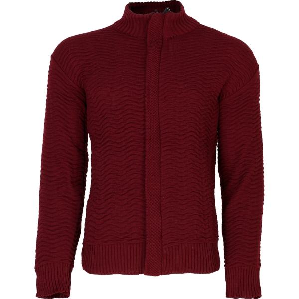 ژاکت مردانه مدل Z.P.R.D رنگ زرشکی ژاکت مردانه مدل Z.P.R.D رنگ زرشکی