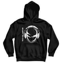 هودی مردانه طرح استاپ کد WB139 رنگ مشکی