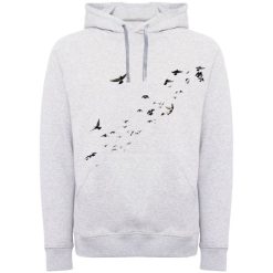 هودی مردانه طرح پرنده کد W202