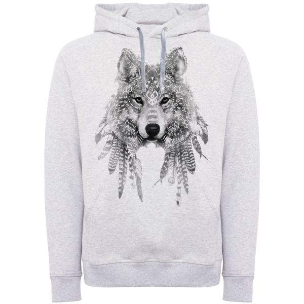 هودی مردانه طرح گرگ کد W162 هودی مردانه طرح گرگ کد W162