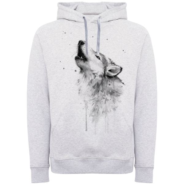 هودی مردانه طرح گرگ کد W163 هودی مردانه طرح گرگ کد W163