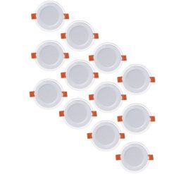 پنل ال ای دی 9 وات پارس شعاع توس مدل PT-GLARIS9 بسته 12عددی