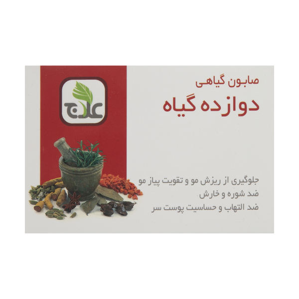صابون تقویت مو علاج مدل دوازده گیاهوزن ۱۰۰ گرم صابون تقویت مو علاج مدل دوازده گیاهوزن ۱۰۰ گرم