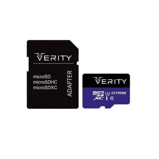 کارت حافظه microSDXC وریتی مدلproکلاس 10 استاندارد UHS-I U3 سرعت 85MBps ظرفیت 128 گیگابایت به همراه آداپتور SD