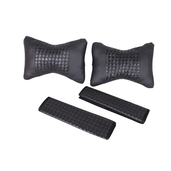 ست پشت گردنی صندلی خودرو مدل 1914 به همراه کاور کمربند ایمنی مجموعه 4 عددی ست پشت گردنی صندلی خودرو مدل 1914 به همراه کاور کمربند ایمنی مجموعه 4 عددی