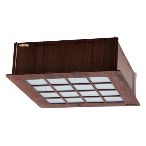 چراغ سقفی چوبین کد C 106 2cl