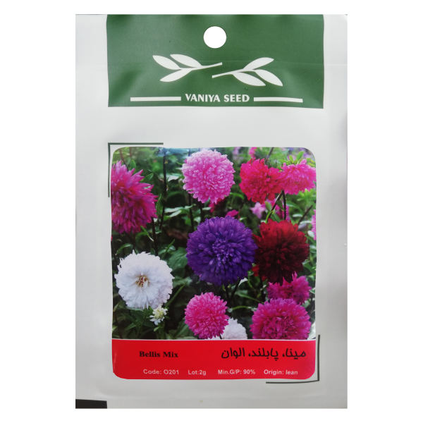 بذر گل مینا پابلند الوان وانیا سید مدل O290 بذر گل مینا پابلند الوان وانیا سید مدل O290