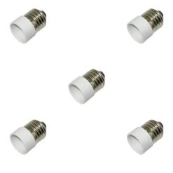 تبدیل سرپیچ E27به E14 مدل E27-E14 بسته 5 عددی