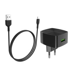 شارژر دیواری هوکو مدلC70A به همراه کابل تبدیلUSB-C