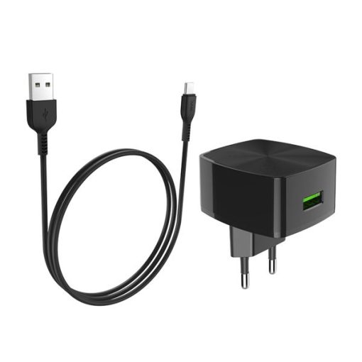 شارژر دیواری هوکو مدلC70A به همراه کابل تبدیلUSB-C