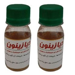 حشره کش و آفت کش دیازینون سبز رویش کد A62 حجم ۶۰ میلی لیتر بسته ۲ عددی