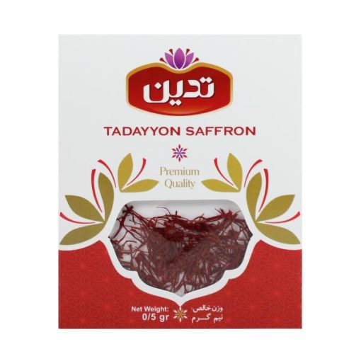 زعفران سرگل درجه یک تدین – 0.5 گرم