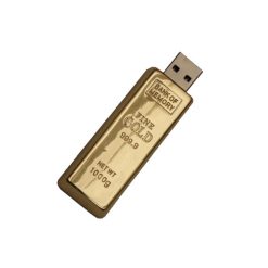 فلش مموری طرح شمش طلا مدل DME1046-U3 ظرفیت 128 گیگابایت