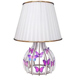 آباژور رومیزی طرح پروانه کد1830