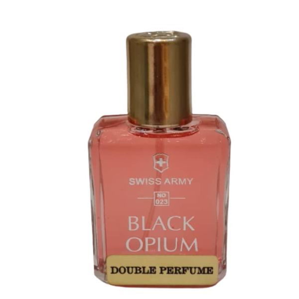 عطر جیبی زنانه سوئیس آرمی مدل Black Opium حجم 30 میلی لیتر عطر جیبی زنانه سوئیس آرمی مدل Black Opium حجم 30 میلی لیتر