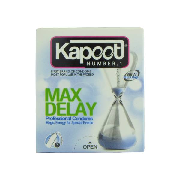 کاندوم کاپوت مدل Max Delay بسته 3عددی کاندوم کاپوت مدل Max Delay بسته 3عددی