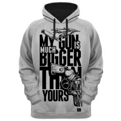 هودی مردانه 27 مدل GUN کد ALP96 رنگ طوسی