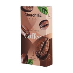 کاندوم چرچیلز مدل Coffee بسته 12 عددی