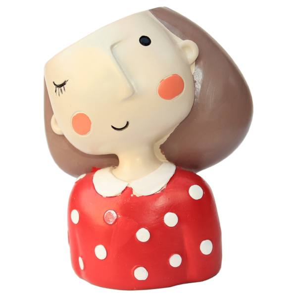 گلدان دکوگل طرح دخترک لباس قرمز مدل DG025 گلدان دکوگل طرح دخترک لباس قرمز مدل DG025