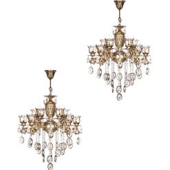 لوستر چشمه نور کدS3542/6-Pro بسته دو عددی