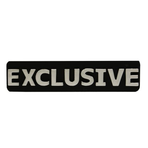 آرم بغل گلگیر خودرو بیلگین طرح exclusiv02 مناسب برای زانتیا