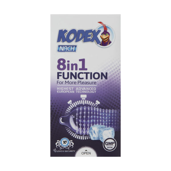 کاندوم ناچ کدکس مدل Function بسته 10 عددی کاندوم ناچ کدکس مدل Function بسته 10 عددی