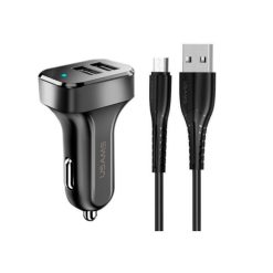 شارژر فندکی یوسمز مدل C13 به همراه کابل تبدیل USB-C