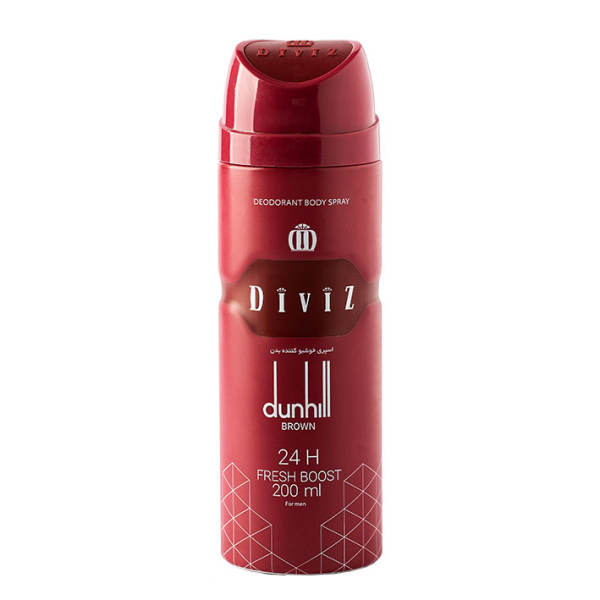 اسپری مردانه دیوایز مدل Dunhill Brown حجم 200 میلی لیتر اسپری مردانه دیوایز مدل Dunhill Brown حجم 200 میلی لیتر