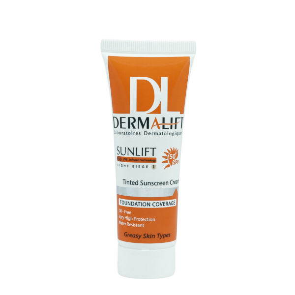 کرم ضد آفتاب رنگی درمالیفت مدل Sunlift SPF50 بژ روشن حجم 40 میلی لیتر کرم ضد آفتاب رنگی درمالیفت مدل Sunlift SPF50 بژ روشن حجم 40 میلی لیتر