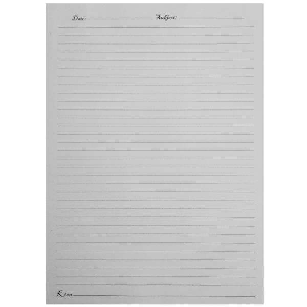 کاغذ A4 خط دار کیان کد 11 بسته 50 عددی کاغذ A4 خط دار کیان کد 11 بسته 50 عددی