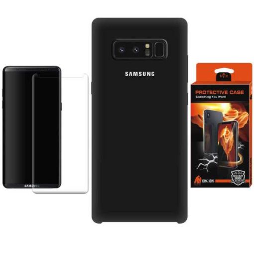 کاور سیلیکونی پروتکتیو کیس مدل Hyper Protector مناسب برای گوشی موبایل سامسونگ گلکسی Note 8 به همراه محافظ صفحه نمایش