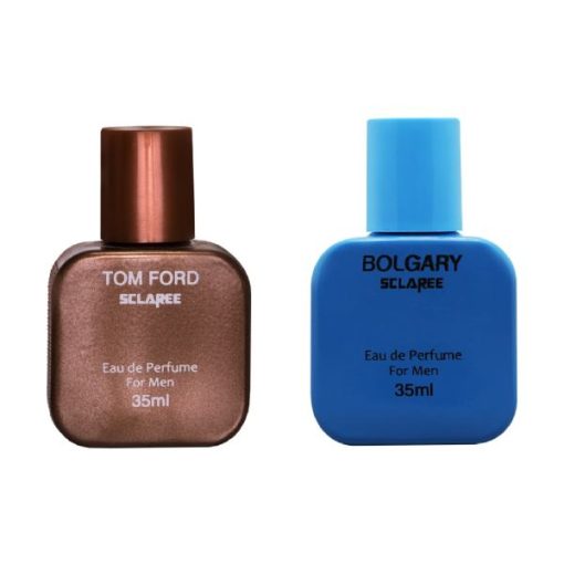 عطر جیبی مردانه اسکلاره مدل Tom Ford حجم 35 میلی لیتر به همراه عطر جیبی مردانه اسکلاره مدل Bvlgari حجم 35 میلی لیتر