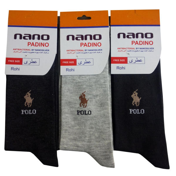 جوراب مردانه پادینو طرح پولو مدل bafco117 بسته 3 عددی جوراب مردانه پادینو طرح پولو مدل bafco117 بسته 3 عددی