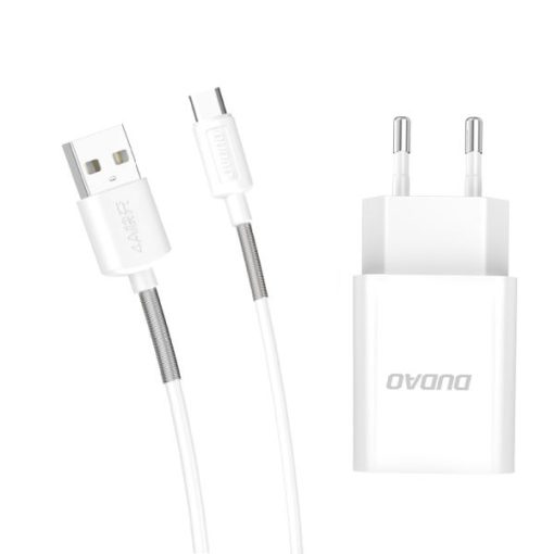 شارژر دیواری دودا مدل A3EU-T به همراه کابل تبدیل USB-C