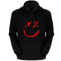 هودی مردانه مدل چشم ضربدری E1083 رنگ مشکی