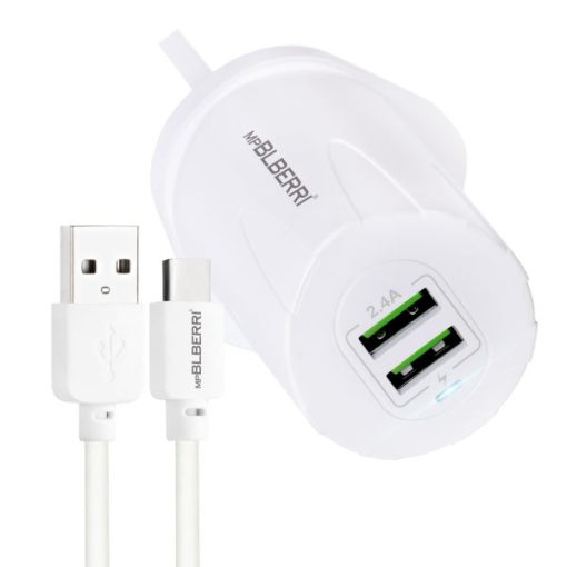 شارژر دیواری ام پی بلبری مدل BLB-194 به همراه کابل تبدیل USB-C